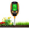 flintronic 4 in 1 Misuratore del Suolo, Tester per Il Suolo, Phmetro Terreno, Soil Tester Giardinaggio, Misuratore PH Terreno, Misuratore di Terreno Giardino, Adatto Orti Iardino, Fattoria, Prato