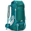 HOMIEE Zaino da Trekking 50L, Zaini da Escursionismo, Zainetto Leggero Zaini Viaggi di Campeggio Montagna con parapioggia, Zaino per Alpinismo Impermeabile, Daypack da Arrampicata