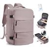 SZLX Zaino Ryanair 40x30x20 Sottovuoto con Pompa Zaino Ryanair 40x20x25 Donna Zaino da Viaggio Wizzair Bagaglio a Mano Uomo per Laptop da 14 Pollici Borse da Cabina 45x36x20 Easyjet con Porta Scarpe