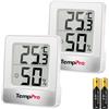 TempPro TP49 2 Pezzi Igrometro Digitale Termometro Ambiente Interno