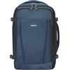 ECOHUB Zaino Ryanair 40x20x25 da Viaggio 13 Tasche Bagaglio a Mano Valigia Sotto il Sedile Maniglia Borsa Aereo Ecologica in PET Riciclato da 20 Litri, Brevettato(Blu)