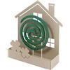 Baroni Home Porta Zampirone in Metallo Portazampirone da Interno o da Esterno da Interrare in Vasi o nel Giardino Fantasia, Casa Tortora, 17X5X18 cm