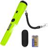 Flintronic Metal Detector, Impermeabile IP66, Batteria 9V, Verde Fluor