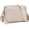 Roulens Piccola Borsa a Tracolla Donna con 3 Scomparti Capienti,Borsa Mano PU Pelle Messenger Crossbody Bag,Borsa a Spalla con Tracolla Ampia Regolabile e Rimovibile