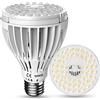 SANSI 24W Lampada LED per Piante Spettro Completo E27 Bianco 250W Equivalente per Coltivazione di Piante da Interno Coltiva la Luce con Alta PPFD 4000K Luci Diurne per Semina e Fruttificazione