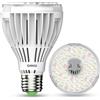 SANSI 30W Lampada LED per Piante da Interno, Spettro Completo E27 con 4000K e 660nm, Lampadina da Coltivazione con Angolo di Fascio di 60° e PPFD Elevato per Germinazione, Crescita, Fioritura