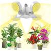 SANSI Lampada per Piante LED a Spettro Completo 30W LED, Lampadina per Coltivazione Pieghevole E27 per Piante da Interno, Idroponica, Verdure