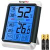 TempPro ThermoPro TP55 Termometro Ambiente Interno Misuratore di Umidità e Temperatura Professionale Igrometro Digitale per Casa Ufficio Stanza con Schermo Touchscreen e Retroilluminazione