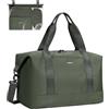 ECOHUB Bagaglio a Mano Easyjet 45x36x20, 30L Borsa Pieghevole da Viaggio, Borsone Palestra Uomo Donna con Tasca Impermeabile, borsa sportiva grande, Borse Aereo, Brevetto Pendente(Verde)
