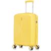 CELIMS - Valigia Media in Polipropilene 65 cm 20 kg | Trolley Rigido con Serratura TSA | 8 Ruote Girevoli 360° | Leggera Capiente Viaggio | Impermeabile | Giallo