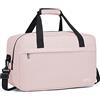 KONO Borsa da Viaggio Leggero Palestra Borsone da Viaggio con Tracolla (Grigio, M)