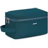 ECOHUB Borsa da Toilette da Viaggio Donna, Borsa da Barba per Uomo, Trousse de Toilette con Separazione Asciutto-Bagnato, Organizzatore di articoli da Toeletta, Brevetto Pendente(Verde acqua)