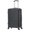 CELIMS - Valigia Media 20 kg Rigida Leggera | Valigia da Stiva 65cm Donna | Lucchetto Integrato | ABS | Trolley Medio 65cm con 4 Ruote | Nero