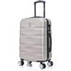 CELIMS - Valigia Bagaglio a Mano Champagne Approvata da Oltre 100 Compagnie Aeree | Ultra Leggera e Rigida | Trolley Bagaglio a Mano 55x40x20 | Valigia Cabina