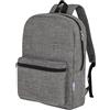 Baroni Home Zaino a Spalla Foderato con Braccioli Regolabili e Manico, Borsa Unisex da Viaggio, Scuola, Vacanza Capiente con Tasca Frontale, 20L,10X46X39 cm, Grigio