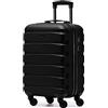 Flight Knight Valigie Rigide in ABS a 4 Ruote Leggere per Bagagli a Mano Approvate per Oltre 100 Compagnie Aeree Tra Cui Easyjet, British Airways, Ryanair, Virgin Atlantic, 55x35x25cm