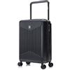 CELIMS - Valigia di medie dimensioni rigide 4 ruote 65 cm Wide Trolley | Valigia stiva 20kg | Abs Leggero | Serratura integrata | Bagaglio da viaggio | Serratura TSA | Nero