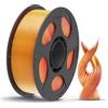ANYCUBIC PLA Silk Filamento, Filamento di Seta Bicolore 1,75 mm, Filamento per Stampante 3D con Lucentezza Controllabile, Texture Silk, Colori Magnifici, Oro Rosso 1KG
