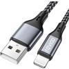 RAVIAD Cavo iPhone 3M, [Certificato MFi] Caricatore iPhone Carica Rapida