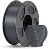 ANYCUBIC PETG Filamento 1,75 mm, Eccellente Adesione, 1KG Grigio Scuro
