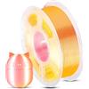 Anycubic Filamento PLA Seta Multi-Color(Due Colori) per Stampante 3D, Aspetto Simile Alla Seta, PLA Silk con Precisione Dimensionale +/- 0,02 mm, 1 kg Oro-rosa