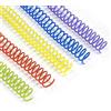 RAYSON Bobine per Rilegatura a Spirale, 50 Fogli, 3:1, 5 colori