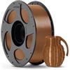 ANYCUBIC PETG Filamento 1,75 mm, Alta Resistenza Agli Urti, Robusto e Durevole, Filamento PETG per Stampanti 3D, Adatto Alla Maggior Parte Delle Stampanti FDM, Marrone Nocciola 1KG