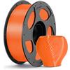 ANYCUBIC PETG Filamento 1,75 mm, Eccellente Adesione, 1KG Arancione