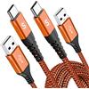 MAXGROUP Cavo USB C [2 Pezzi 3m] Cavo USB Tipo C Ricarica Rapida 3.1A USB A a USB C Nylon per i Phone 17 16 15 Plus Pro Max,Samsung Galaxy S26/S25/S24/S23 a S8,Note20,M31,M30,A70,A54,A53,LG,Xiaomi,Huawei,Pixel