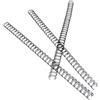 RAYSON Spirali Metalliche per Rilegatura, 34 Anelli, 40 Fogli, 7,9 mm, Passo 3:1, A4, Nero, Confezione da 100 Pezzi