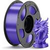 ANYCUBIC PLA Silk Filamento 1,75 mm per Stampante 3D, Lucentezza Controllabile, Texture Silk, Colori Magnifici, Viola 1KG