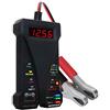 MOTOPOWER 12 V - Tester digitale per batteria, analizzatore voltmetro, con display LCD e indicatore LED, colore: Nero