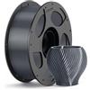 ANYCUBIC PETG Filamento 1,75 mm, Eccellente Adesione, 1KG Argento Texture