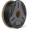 ELEGOO Filamento PLA con Fibra di Carbonio 1,75 mm Nero 1KG, PLA-CF Resistente per Stampante 3D, Precisione Dimensionale +/- 0,02 mm, Compatibile con la Maggior Parte delle Stampanti 3D FDM