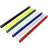 RAYSON Spirali per Rilegatura, 7 Colori, 125 Fogli, 21 Anelli, 16 mm, A4, Confezione Pezzi 100