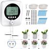 Forever Speed Kit di Irrigazione Automatica con Doppia Pompa per 30 Piante, 4400 mAh Kit di Irrigazione a Goccia Automatica Ricaricabile in Vaso da Interno, Balcone, Serra