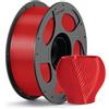 ANYCUBIC PETG Filamento 1,75 mm, Eccellente Adesione, 1KG Rosso
