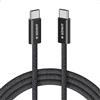 Anker Cavo da USB-C a USB-C, 240W Ricarica Rapida, Cavo Intrecciato Resistente alla Sporcizia, Connettore Sottile, per iPhone 16/15/16 pro/16 pro Max/Plus, MacBook/iPad, Galaxy S24 (1,8m, Nero)