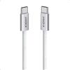 Anker Cavo da USB-C a USB-C, 240W Ricarica Rapida, Cavo Intrecciato Resistente alla Sporcizia, Connettore Sottile, per iPhone 16/15/16 pro/16 pro Max/Plus, MacBook/iPad, Galaxy S24 (1m, Bianco)