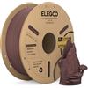 ELEGOO PLA Wood Filamento 1,75mm 1KG, Filamento PLA con Aggiunta di Farina di Legno, Precisione Dimensionale, Bobina da 1kg, Compatibile con la Maggior Parte delle Stampanti 3D FDM, Noce