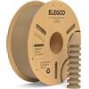 ELEGOO Filamento PLA+ 1.75mm Colore del Legno 1KG, Filamento PLA Plus per Stampante 3D, Precisione Dimensionale +/- 0.02mm, Filamento per La Maggior Parte delle Stampanti 3D