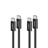 Anker Cavo da USB-C a USB-C, 240W Ricarica Rapida, 2 Pack, Cavo Intrecciato Resistente alla Sporcizia, Connettore Sottile, per iPhone 16/15 ProMax Plus, MacBook/iPad/Galaxy S24 (1m+1m, Nero)