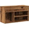 vidaXL Schoenenbank 80x30x45 cm bewerkt hout oud houtkleurig