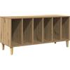 vidaXL Mobile Porta Dischi Rovere Artigianale 100x38x48 cm Multistrato
