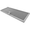 Filtro metallico antigrasso 387x153x10mm compatibile con Novy 563-8020A / 609014