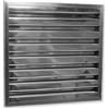 Filtro a labirinto in acciaio inox 400×400×25mm Tipo B - anti-grasso a lamelle per cappa aspirante professionale