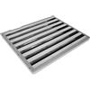 Filtro a labirinto in acciaio inox 500×400×25 mm Tipo B - antigrasso a lamelle per cappa aspirante professionale