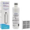 Kit di ricambio per frigorifero filtro dell'aria + Filtro acqua compatibile con LG (LT1000P)