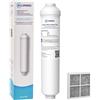 Kit di ricambio per frigorifero filtro dell'aria + Filtro acqua compatibile con LG (5231JA2010B)