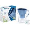 BRITA Caraffa filtrante 2.4L Marella Blu + Filtro MAXTRA PRO 1051119 (filtra PFAS)